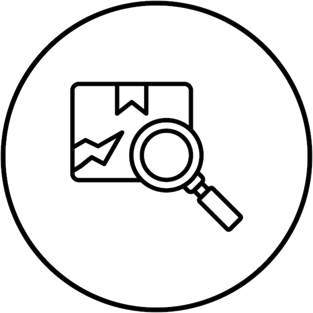 El icono del vector de seguimiento de defectos puede utilizarse para el conjunto de iconos de garantía de calidad