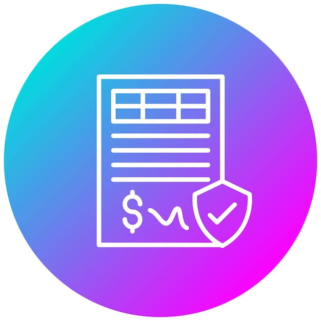 El icono del vector de seguridad de préstamo se puede utilizar para el conjunto de iconos de préstamo