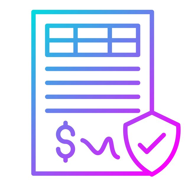 El icono del vector de seguridad de préstamo se puede utilizar para el conjunto de iconos de préstamo