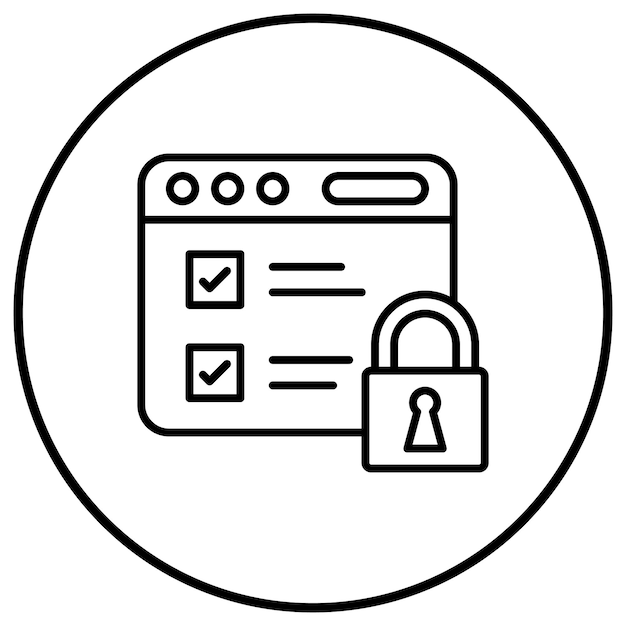 El icono del vector de seguridad del servidor se puede utilizar para el conjunto de iconos de protección y seguridad