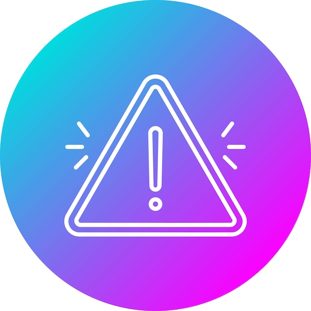 El icono del vector de señales de peligro se puede utilizar para el conjunto de iconos de herramientas de construcción