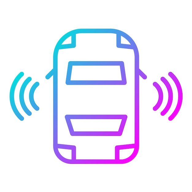 El icono del vector del sensor eléctrico se puede utilizar para el conjunto de iconos de fabricación