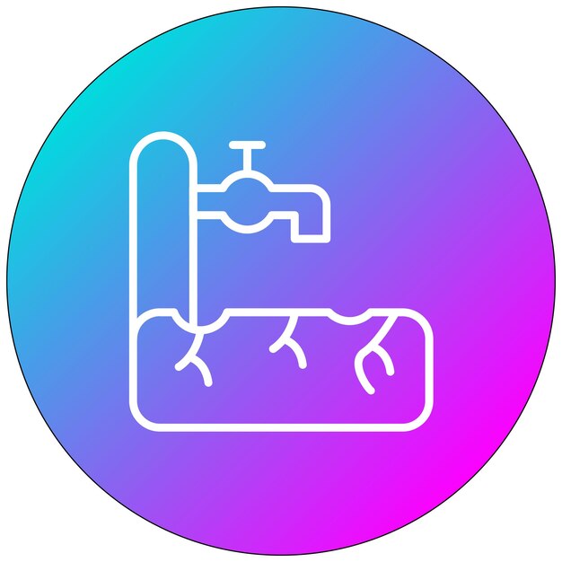 El icono del vector de sequía se puede usar para el conjunto de iconos de personas sin hogar