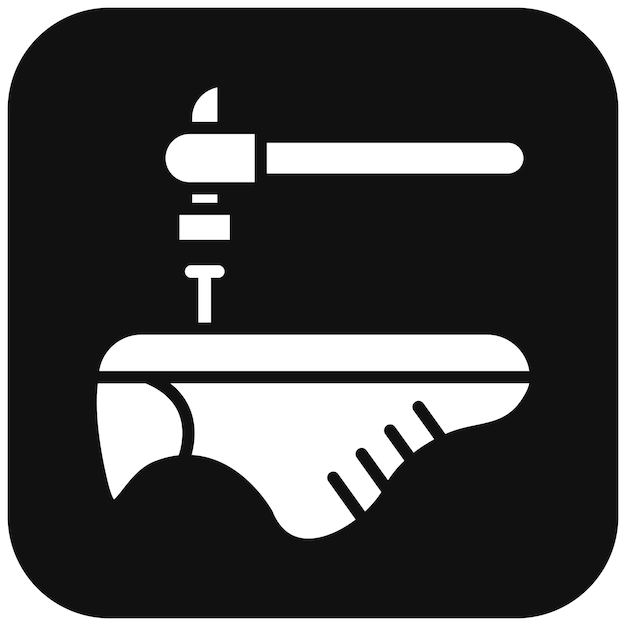 El icono del vector Shoemaker se puede usar para el conjunto de iconos Shoemaker