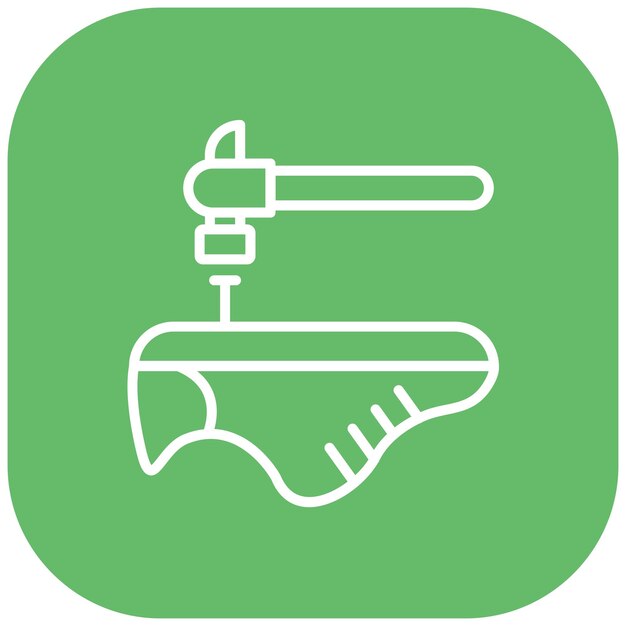 El icono del vector Shoemaker se puede usar para el conjunto de iconos Shoemaker
