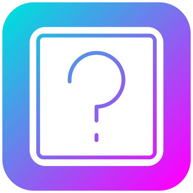 Vector el icono del vector del signo de pregunta se puede utilizar para el conjunto de iconos de contacto con nosotros