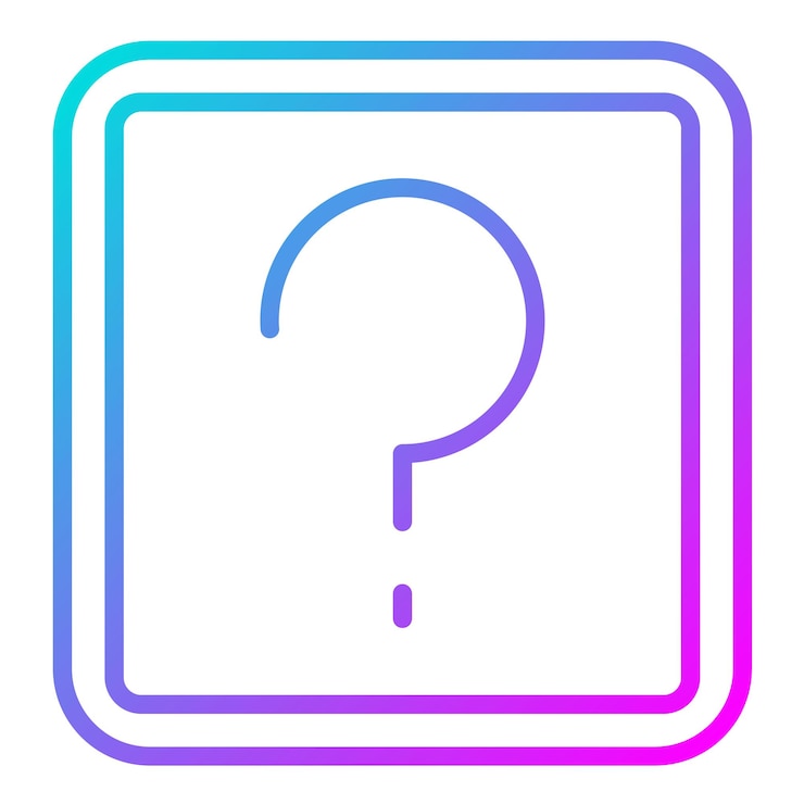 Vector el icono del vector del signo de pregunta se puede utilizar para el conjunto de iconos de contacto con nosotros