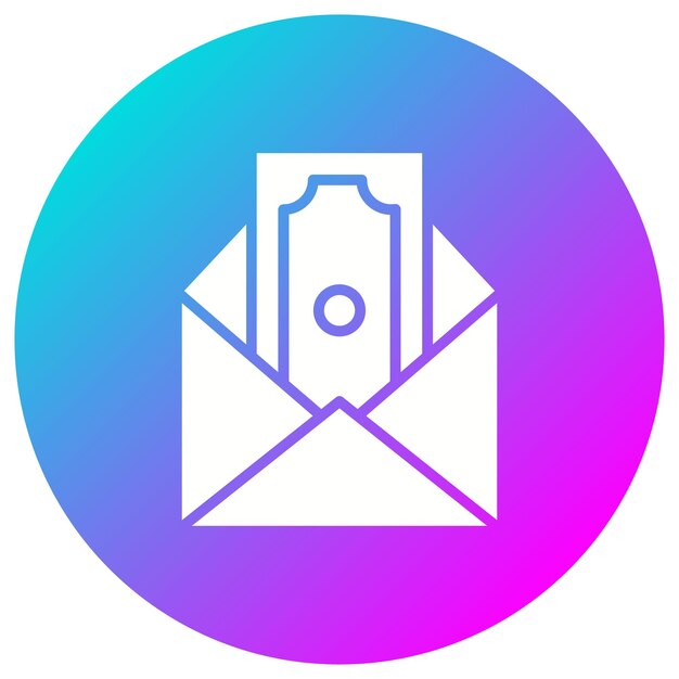 El icono del vector de soborno se puede usar para el conjunto de iconos de Crimen y Ley