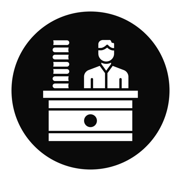 El icono del vector de sobrecarga se puede utilizar para el conjunto de iconos de formación empresarial