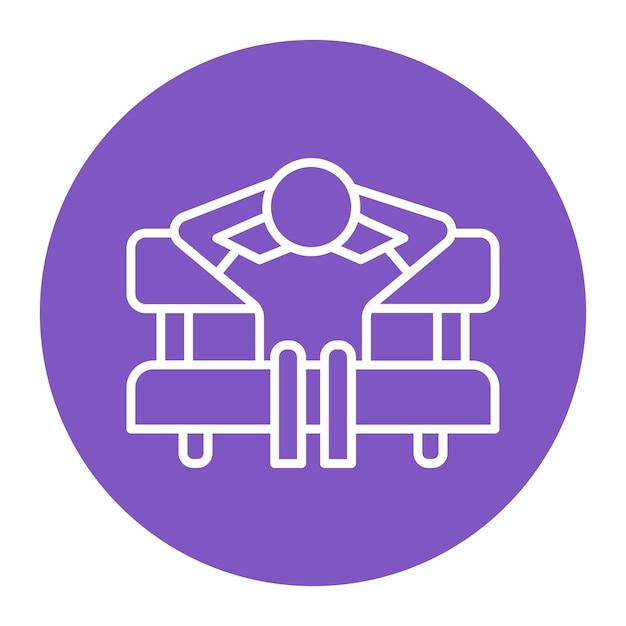 El icono del vector de soledad se puede usar para el conjunto de iconos de negocios basados en el hogar
