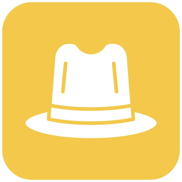 El icono del vector del sombrero de playa se puede usar para el conjunto de iconos de la línea costera