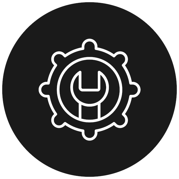 El icono del vector de soporte técnico se puede utilizar para el conjunto de iconos de marketing