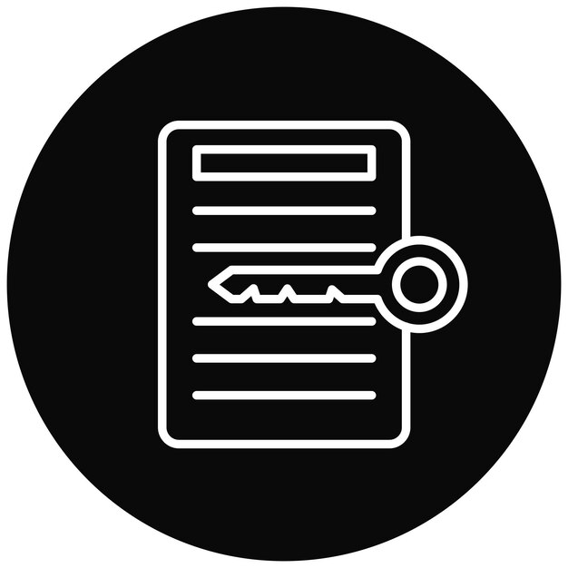 El icono del vector del sujeto de datos se puede utilizar para el conjunto de iconos de cumplimiento y regulación