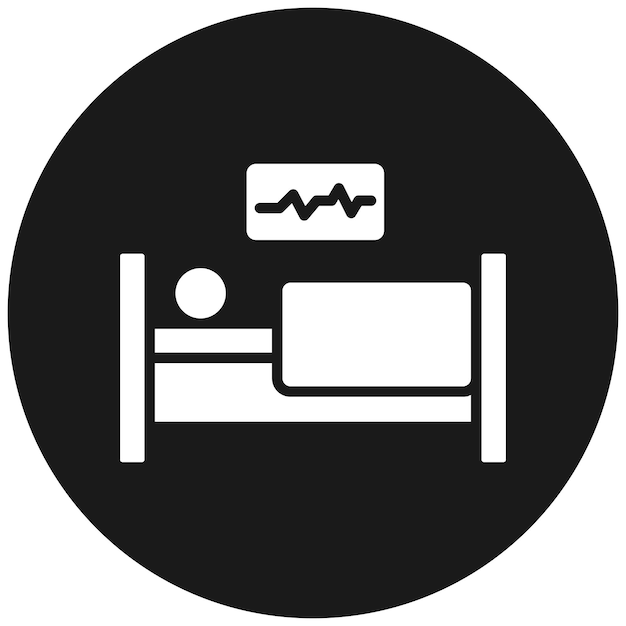 El icono del vector de supervisión médica se puede utilizar para el conjunto de iconos de Medicina I