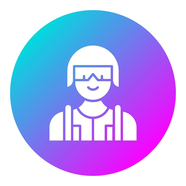 El icono del vector Swat se puede usar para el conjunto de iconos de la policía