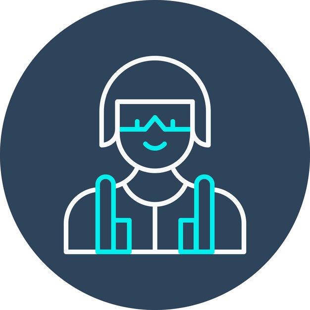 El icono del vector Swat se puede usar para el conjunto de iconos de la policía