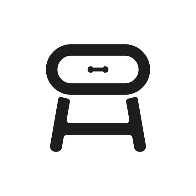 Icono del vector de la tabla lateral