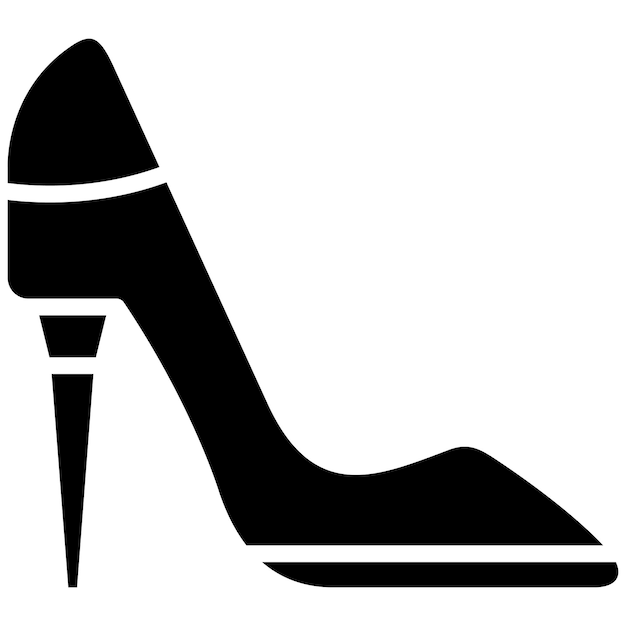 El icono del vector del talón se puede usar para el conjunto de iconos de Shoemaker