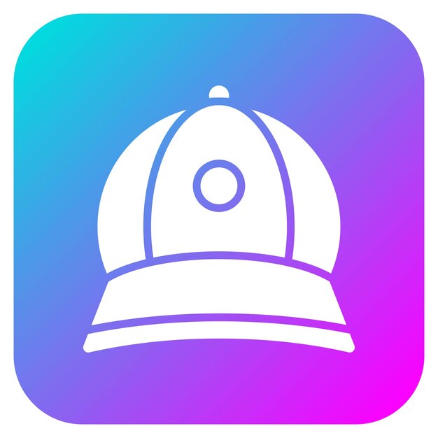 El icono del vector de la tapa se puede usar para el conjunto de iconos de verano