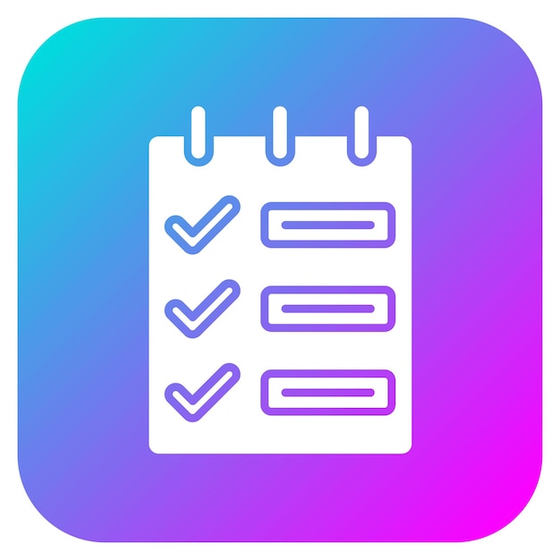El icono del vector de tareas se puede utilizar para el conjunto de iconos de inicio de negocios