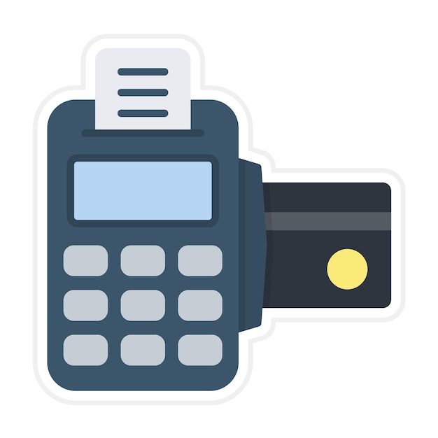 El icono del vector de la tarjeta se puede utilizar para el conjunto de iconos de entrega de alimentos