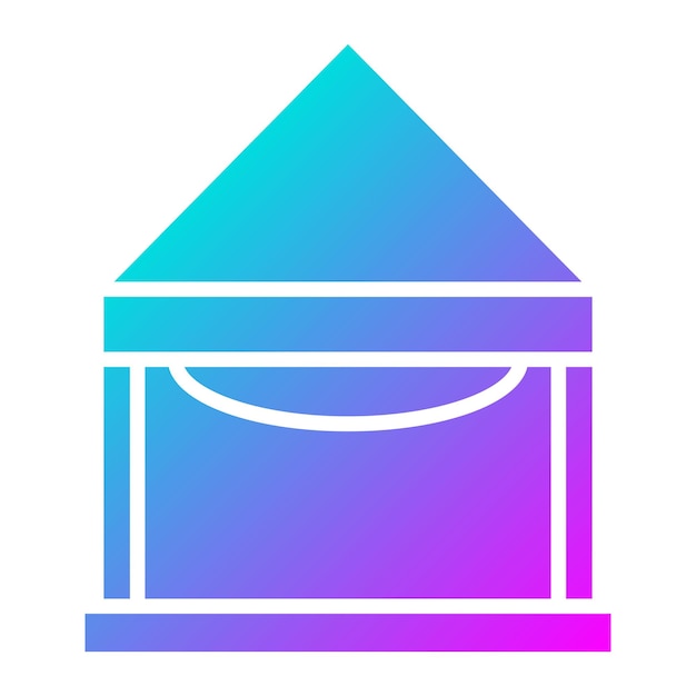 El icono del vector Tarp se puede usar para el conjunto de iconos de mejoras para el hogar