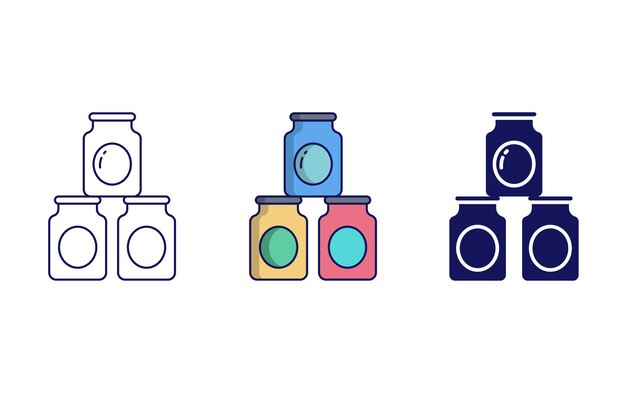 Icono de vector de taza de café
