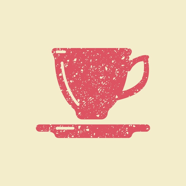 Icono de vector de taza de té