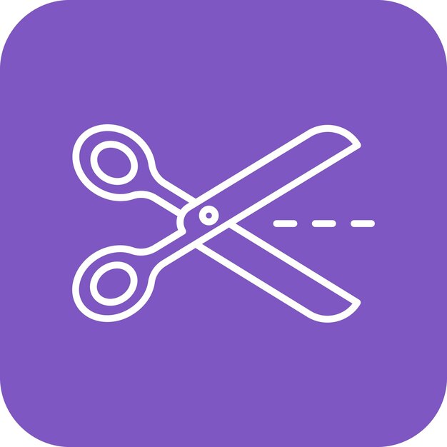 El icono del vector tijera se puede usar para el conjunto de iconos de inicio de negocios