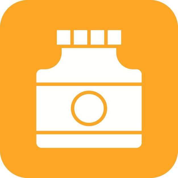 El icono del vector de tinta se puede utilizar para el conjunto de iconos de papelería de la oficina