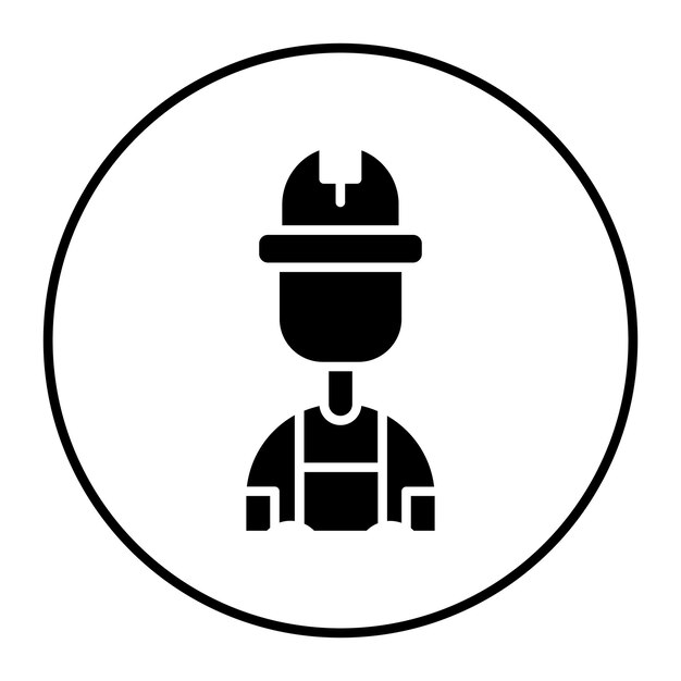 El icono del vector de trabajo se puede usar para el conjunto de iconos del almacén