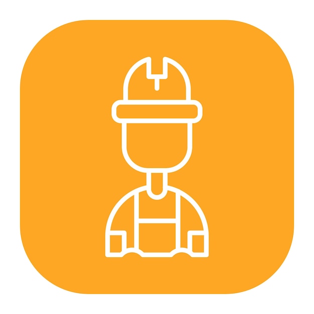 El icono del vector de trabajo se puede usar para el conjunto de iconos del almacén