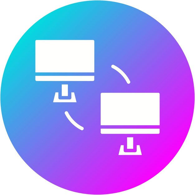 El icono del vector de transferencia de datos se puede utilizar para el conjunto de iconos de la experiencia del usuario