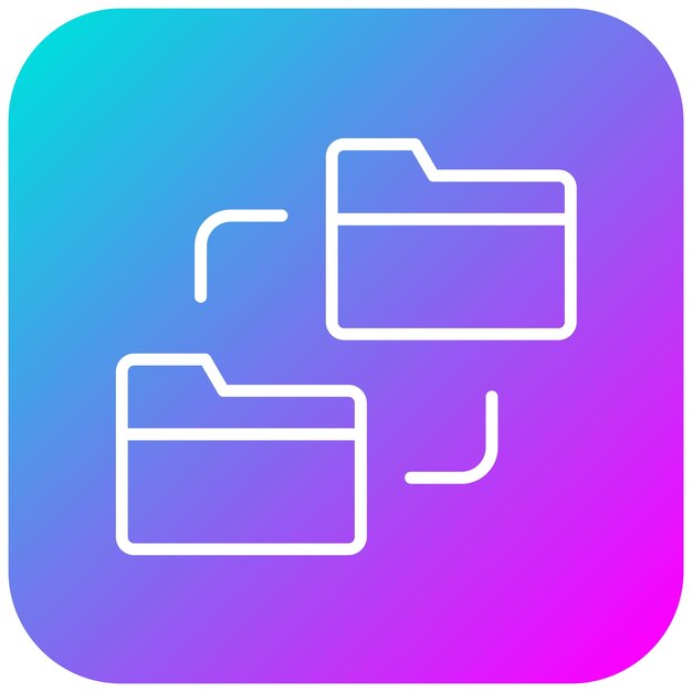 El icono del vector de transferencia de datos de red se puede utilizar para el conjunto de iconos de red