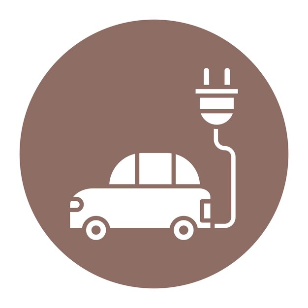 El icono del vector de transporte sostenible se puede usar para el conjunto de iconos del calentamiento global