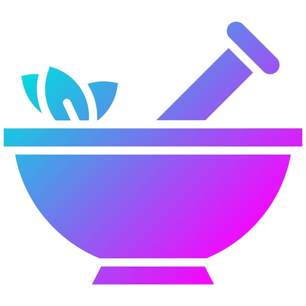 El icono del vector de tratamiento a base de hierbas se puede utilizar para el conjunto de iconos de medicina