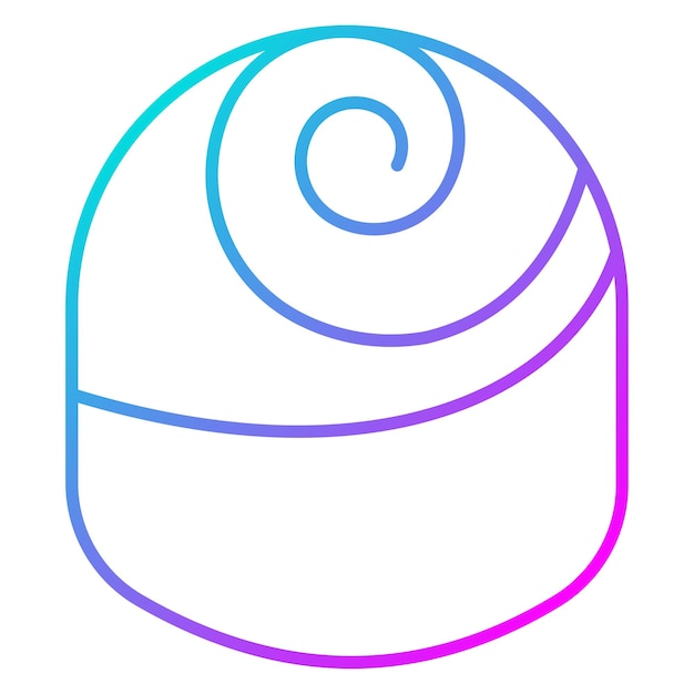 El icono del vector de la trufa se puede usar para el conjunto de iconos de la panadería