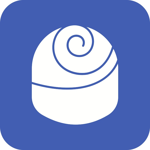 El icono del vector de la trufa se puede usar para el conjunto de iconos de la panadería