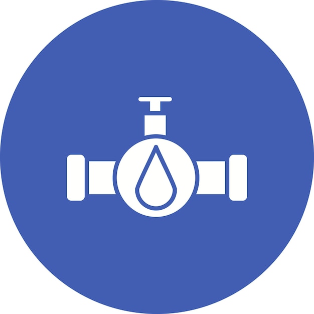 El icono del vector de tubería de la industria se puede utilizar para el conjunto de iconos de procesos industriales