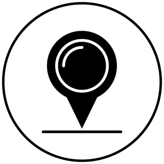 El icono del vector de ubicación se puede utilizar para el conjunto de iconos de contacto con nosotros