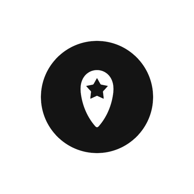 icono de vector de ubicación
