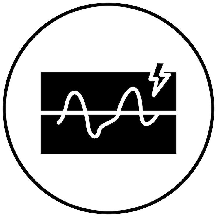 Vector el icono del vector de umbral eléctrico se puede utilizar para el conjunto de iconos de fabricación
