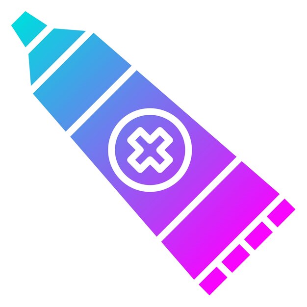 El icono del vector del ungüento se puede utilizar para el conjunto de iconos médicos