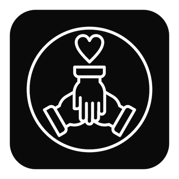 El icono del vector de unidad se puede utilizar para el conjunto de iconos de Derechos Humanos