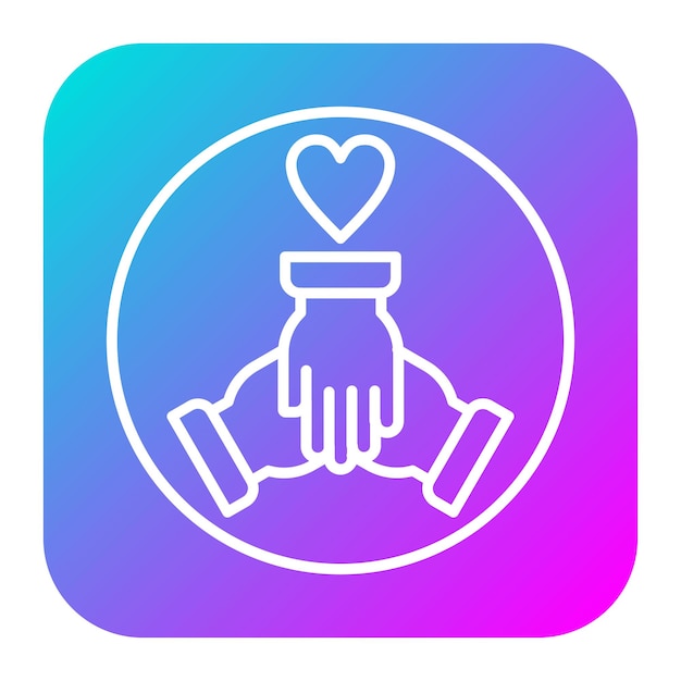 El icono del vector de unidad se puede utilizar para el conjunto de iconos de Derechos Humanos