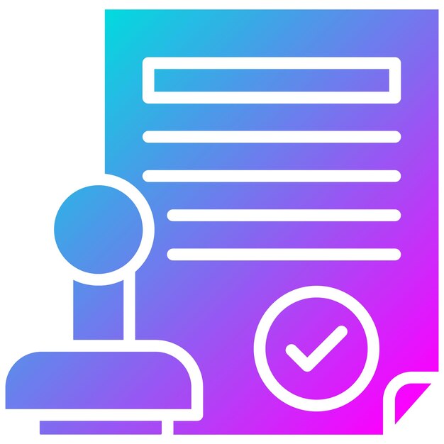 El icono del vector de validación puede utilizarse para el conjunto de iconos de garantía de calidad