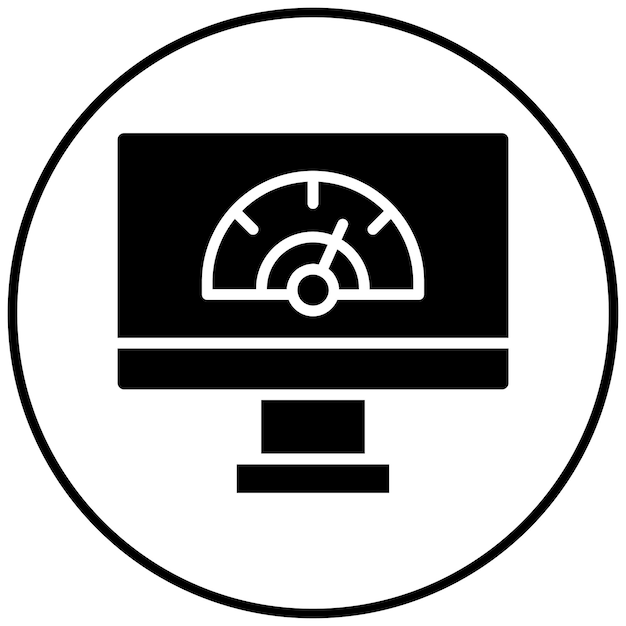 Vector el icono del vector de velocidad de red se puede utilizar para el conjunto de iconos de red