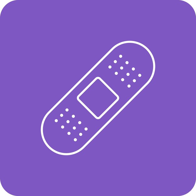El icono del vector de vendaje se puede utilizar para el conjunto de iconos de farmacia