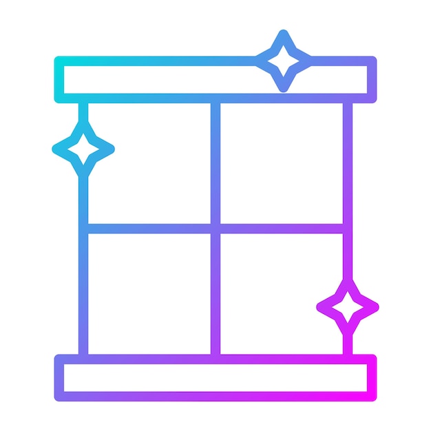 El icono de vector de ventana limpia se puede usar para el conjunto de iconos de limpieza de la casa