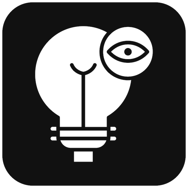 El icono del vector visionario se puede usar para el conjunto de iconos de liderazgo